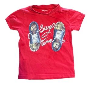Mayoral Boys Red Sneaker T-shirt size 4 excellent condition